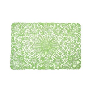 &Klevering Crochet Placemat Felgroen