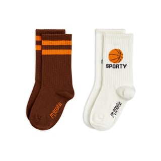 Mini Rodini Basketball 2-Pack Socks