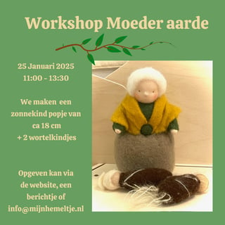 Workshop Seizoenspopje Moeder Aarde 25 Januari 2025