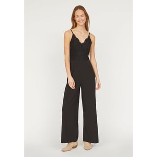 Gaby Lace Jumpsuit - Black Style