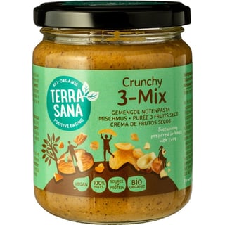 TerraSana Notenpasta 3-Mix Crunchy 250g