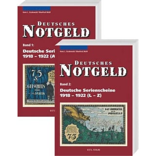 Deutsches Notgeld Deutsche Serienscheine Von 1918-1922 Band 1 & 2