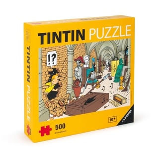 Kuifje Puzzel De Schat in De Kelders Van Moulinsart - 500 Stukjes - Met Poster