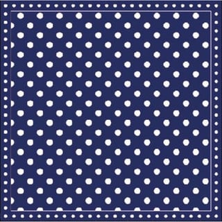 Cocktailservet Dots Blauw