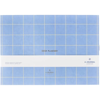 A-JournalDesk Planner/week Planner Lavendel Blauw