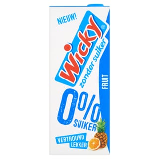 Wicky Fruit 0% Suiker