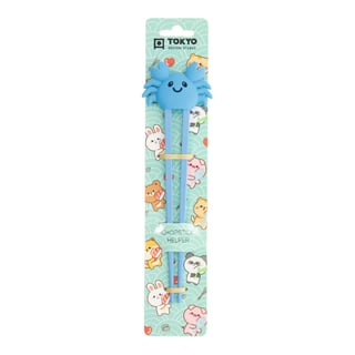 Kinder Eetstokjes Met Krab Blauw 22cm