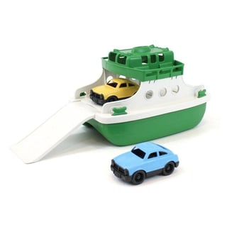 Veerboot Met Auto's (Groen)