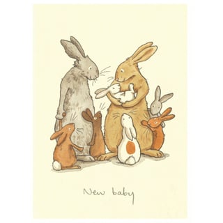 Two Bad Mice Anita Jeram New Baby Card
