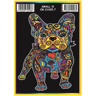 Vilten Kleurplaat Franse Bulldog