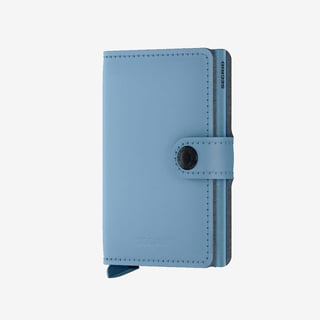 Mini Wallet vegan leer met cardprotector - Secrid - Sky Blue