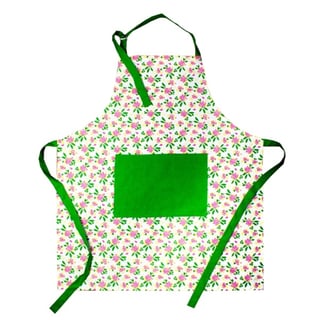 Kitsch Kitchen Schort Flowers Groen