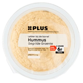 PLUS Hummus Gegrilde Groente