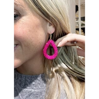 Lotti Earrings Pink - Oorhanger