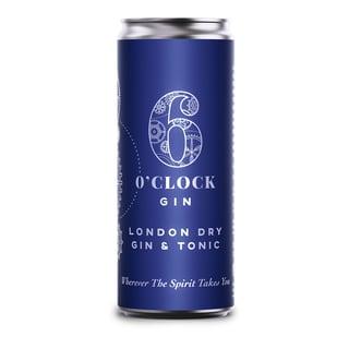 6 O’ Clock Gin & Tonic 250ml