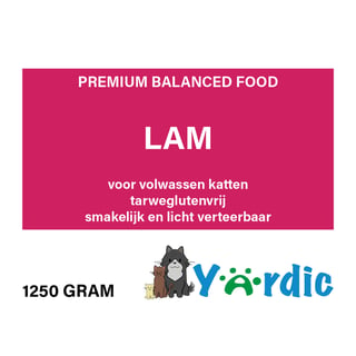 Yardic Kattenvoeding Met LAM 1250 Gram