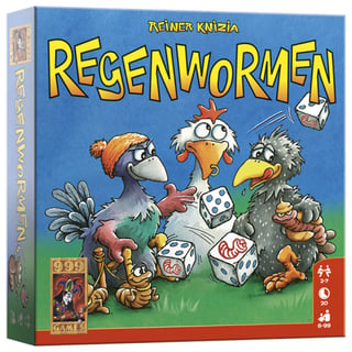 999 Games Dobbelspel Regenwormen 8+