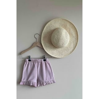 House of Jamie Ruffled Shorts Rose Lilac - Maat: 1-02Y