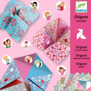 Djeco Origami Fortune Teller Flowers 6-11 Jaar