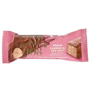 Rhythm 108 Vegan Chocoladebar Amandel Zeezout 33g