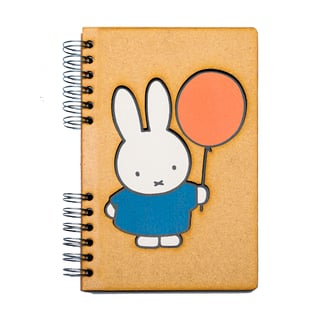 Sustainable journal - Recycled paper - Miffy with balloon