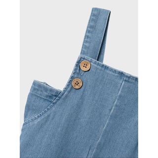 Lil' Atelier Jeans Overall Medium Blue Denim - Maat: 92