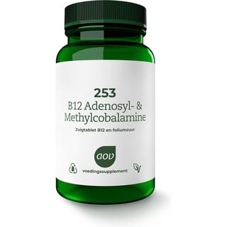 AOV 253 B12 Adenosyl- & Methylcobalamine Voedingssupplementen - 60 Zuigtabletten