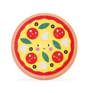 Flexibele Silicone Flying Disc Pizza