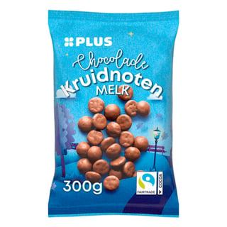 PLUS Chocolade Kruidnoten Melk Fairtrade