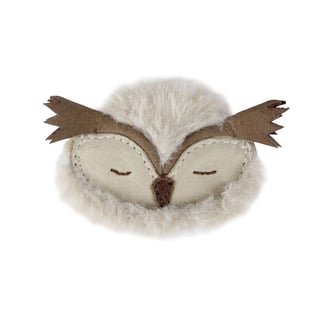 Donsje Josy Exclusive Hairclip - Owl Ivory Classic Leather