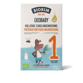 Ekobaby 1 Volledige Zuigelingenvoeding 0+ Bio