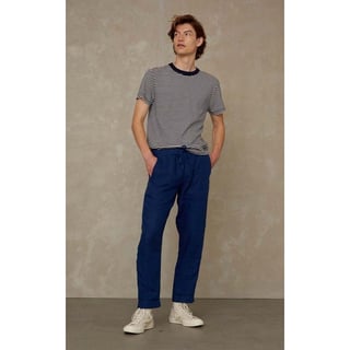 Pants Martin Linen - Color: Blue - Size: S