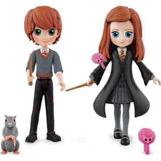 Wizarding World Magical Mini's Ron, Ginny, Scabbers, 8 Cm,