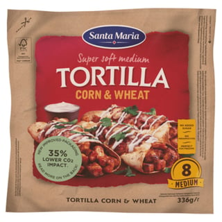 Santa Maria Tortilla Wrap Corn & Wheat Pak 8st