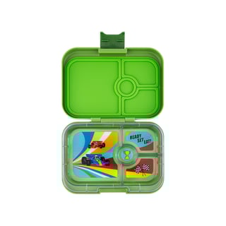 Yumbox Panino 4 Vakken Matcha Groen / Race Auto's - Groen