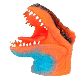 Dino World Handpop T-Rex Oranje