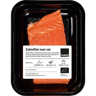 Zalmfilet Met Vel