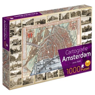 Cartografiepuzzel Amsterdam