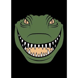 DYR Kaart Crocodile Black