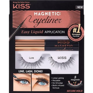 Kiss Magnetic Eyeliner&lash Kit 01