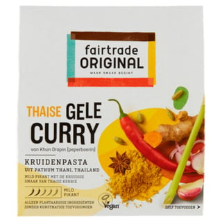 Fairtrade Original Gele Curry Kruidenpasta Fairtrade