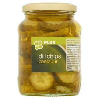 PLUS Dill Chips Zoetzuur