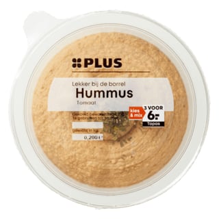 PLUS Hummus Tomaat