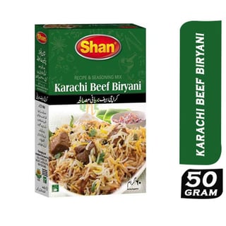 SHAN KARACHI BEEF BIRYANI Masala 50 Grams