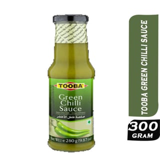 Tooba Green Chilli Sauce 300 Grams