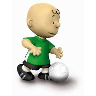 Peanuts Figuur - Charlie Brown Met Voetbal