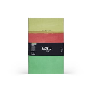 Notebook Castelli - Stripes Collection Eco - Apricot