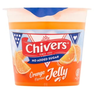 Chiver's Orange Jelly Tub No Added Sugar 125G