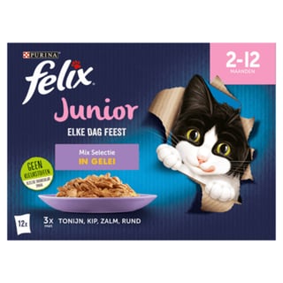 Felix Elke Dag Feest Kattenvoer Junior