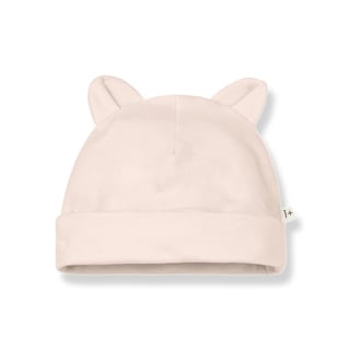 1 + In The Family Newborn Organic Hat with Ears (Size 0) 